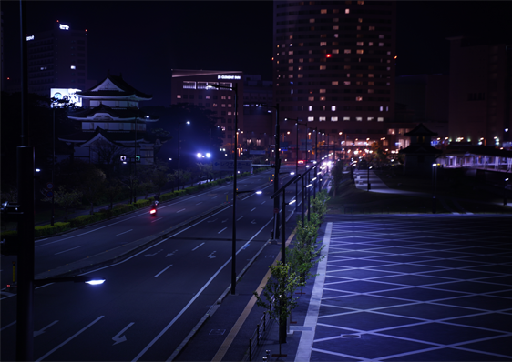 香川県高松市/交通安全施設/富国産業/照明灯について